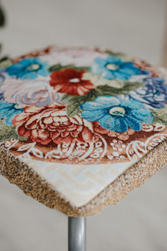 Подушка для мебели Сидушка на табурет квадратная