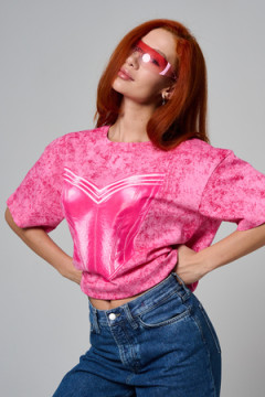 8594 футболка женская оверсайз