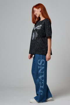 8594 футболка женская оверсайз