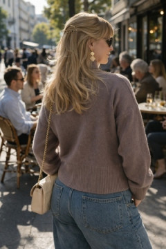 Джемпер relaxed fit арт. 1896-1