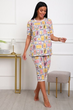 Пижама с бриджами 1096