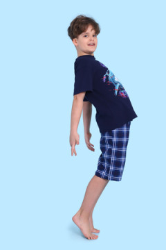 Пижама с шортами арт. ПМ-022-058 Акула