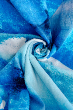 Полотенце пляжное махровое 70*140, 100 % хлопок, Акулы