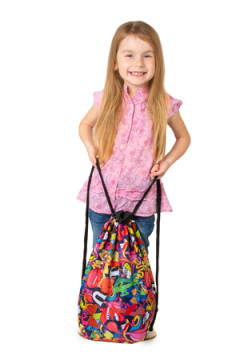 Мешок для обуви объемный Граффити