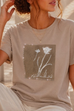 Футболка Нарядная Silver Bloom арт. 3092