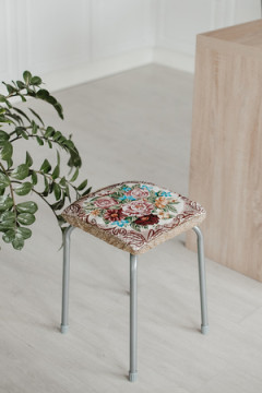 Подушка для мебели Сидушка на табурет квадратная