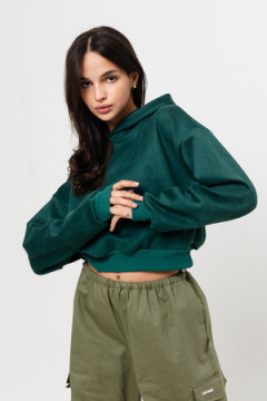 Свитшот 1 оверсайз короткий