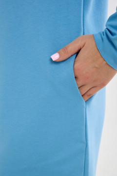 Платье футер-длинное