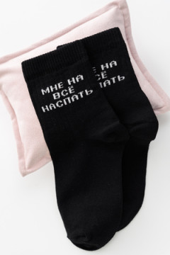 Детские носки стандарт На все наспать (набор 2 пары)