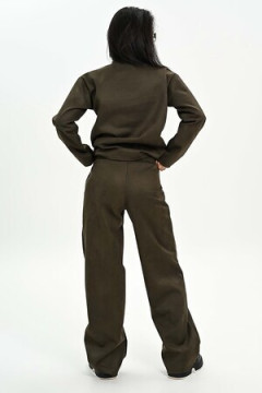 Брюки из мягкой эко замши