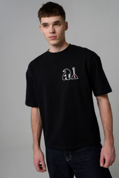 8579 футболка оверсайз мужская