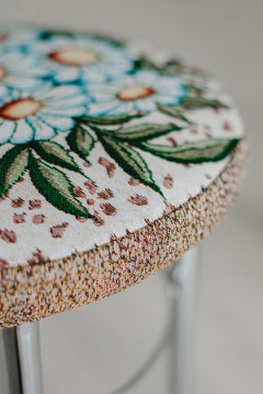 Подушка для мебели Сидушка на табурет круглая