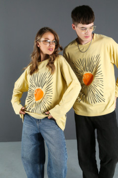 Лонгслив с принтом ЛГ-01