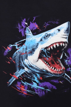 Пижама с шортами арт. ПМ-022-058 Акула