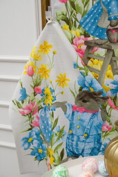 Полотенце кухонное подготовка к Пасхе