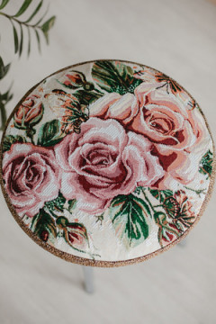 Подушка для мебели Сидушка на табурет круглая