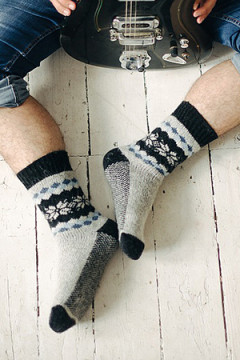 Носки шерстяные Снегопад