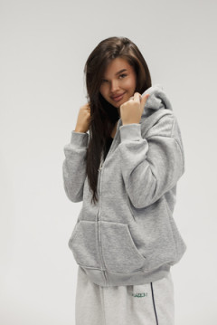 Худи на молнии с капюшоном