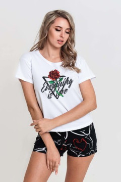 Пижама с шортами 30536