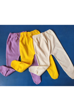 Детские ползунки 2+1 в ассортименте 3 шт Интерлок арт. ПЗИ-2+1