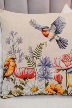 Наволочка декоративная Птички 50х50