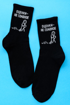 Носки стандарт Оценки не главное (набор 2 пары)