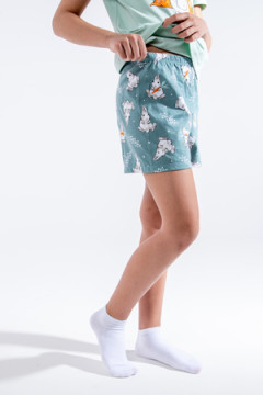 Пижама с шортами Кролик-морковка арт. ПД-009-055