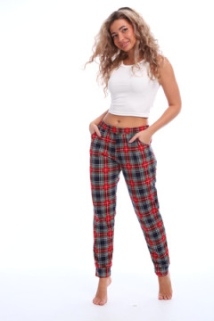 Брюки пижамные в клетку