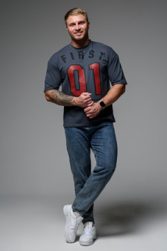 Футболка мужская 8507/1 оверсайз