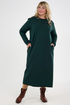 Платье футер-длинное