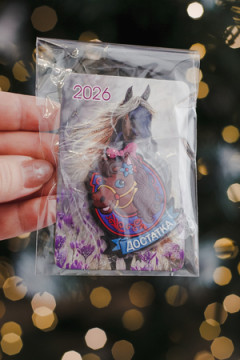 Набор магнит и календарь Лошадь 2026