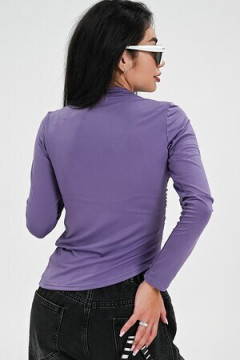 Лонгслив с драпировкой