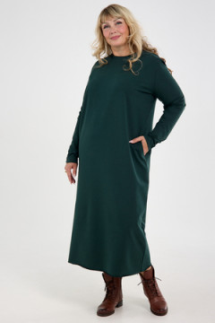 Платье футер-длинное