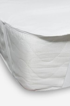 Наматрасник Защита и Комфорт с резинкой по углам трикотаж Double jersey