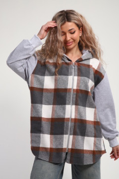 Рубашка толстовка на молнии женская РТЖКК-01