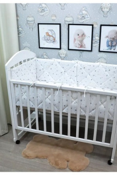 Бортик в кроватку для новорожденных стеганые