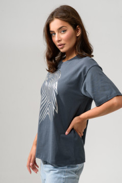 8555 Футболка оверсайз женская