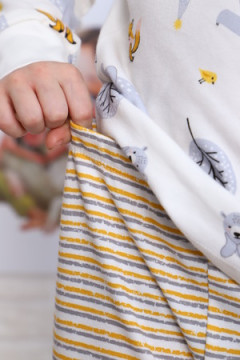 Детская пижама с брюками Зверята