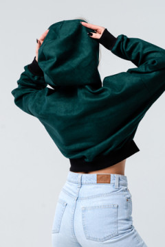 Свитшот 4 оверсайз короткий