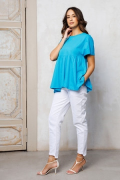 Брюки 344 джинсовые с карманами