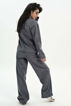 Брюки из мягкой эко замши