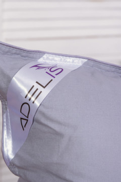 Подушка "Лебяжий пух" поплин леб. пух, атл. кант, отстрочка, лента, сумка(Н)