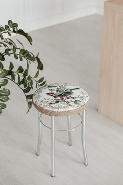 Подушка для мебели Сидушка на табурет круглая