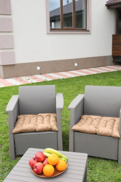 Подушка для мебели с завязками с 2 сторон PO52x60