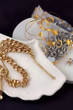 Колье Сердце двустороннее + Подарок