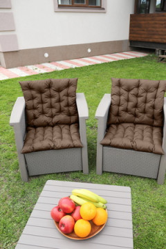 Подушка для мебели с завязками с 2 сторон PO52x60