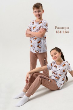 Пижама с брюками Бассет