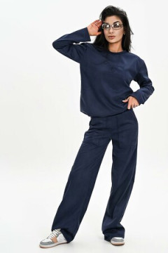 Брюки из мягкой эко замши