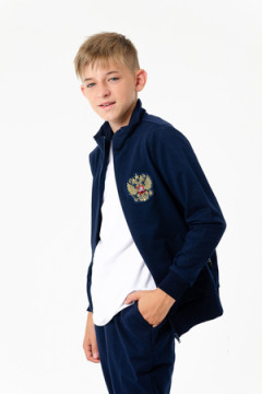 Детский костюм с брюками Россия Темно-синий