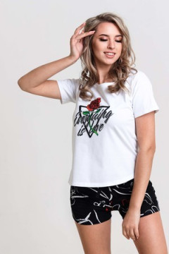 Пижама с шортами 30536